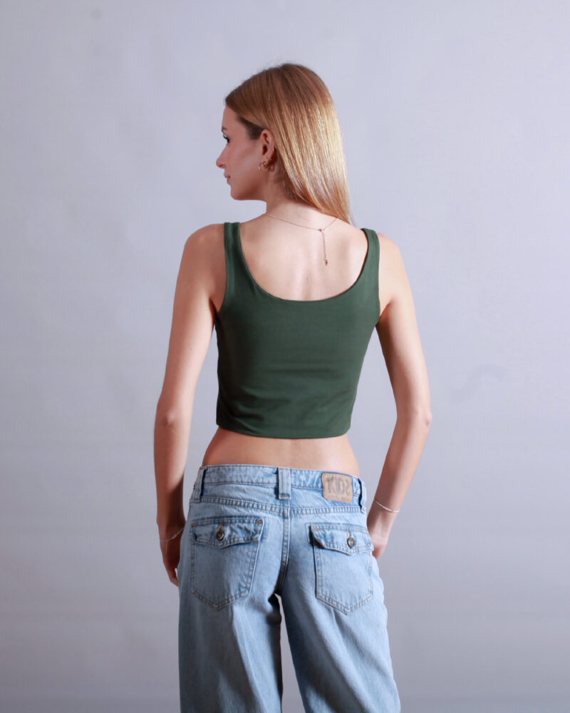 TANK TOP CORTO VERDE - Image 4