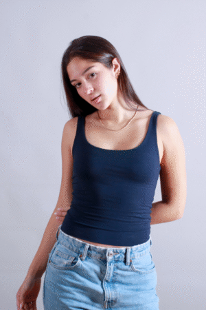 TANK TOP LARGO AZUL