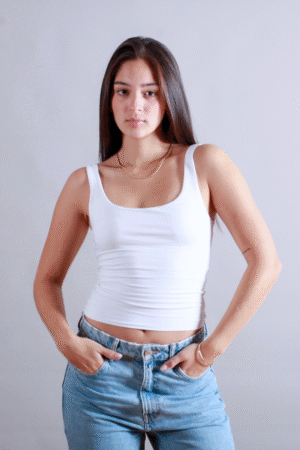 TANK TOP LARGO BLANCO