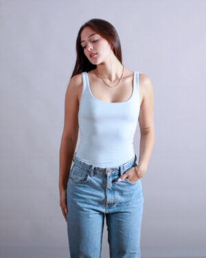TANK TOP LARGO CELESTE BEBÉ