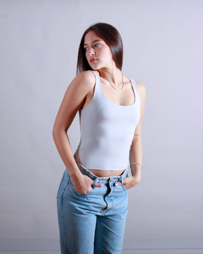 TANK TOP LARGO GRIS - Image 4