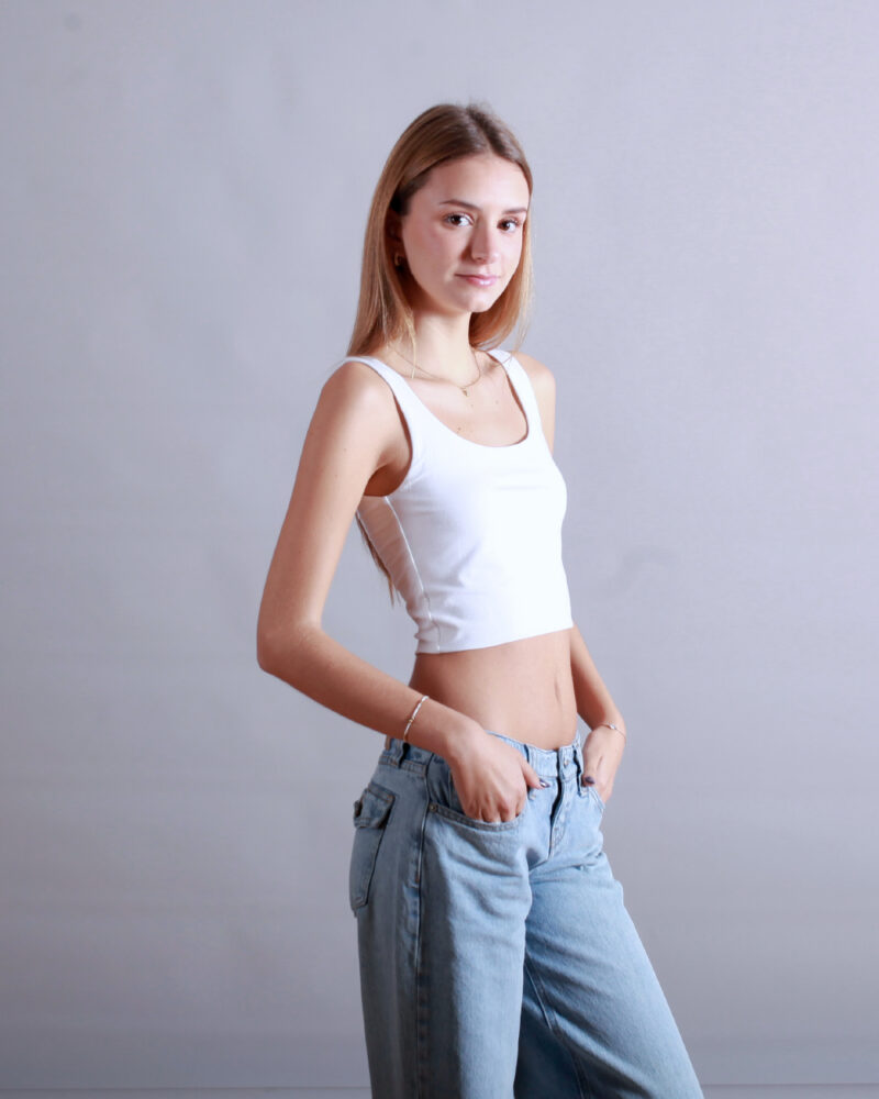 TANK TOP CORTO BLANCO - Image 2