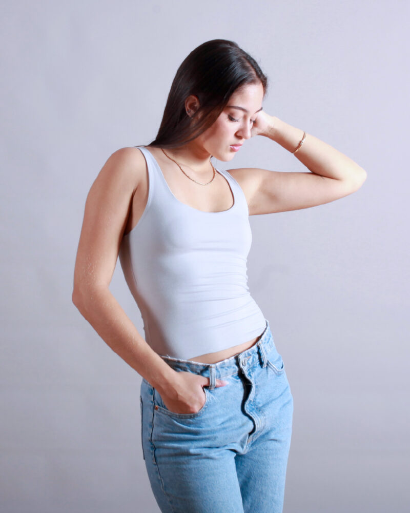 TANK TOP LARGO GRIS - Image 3