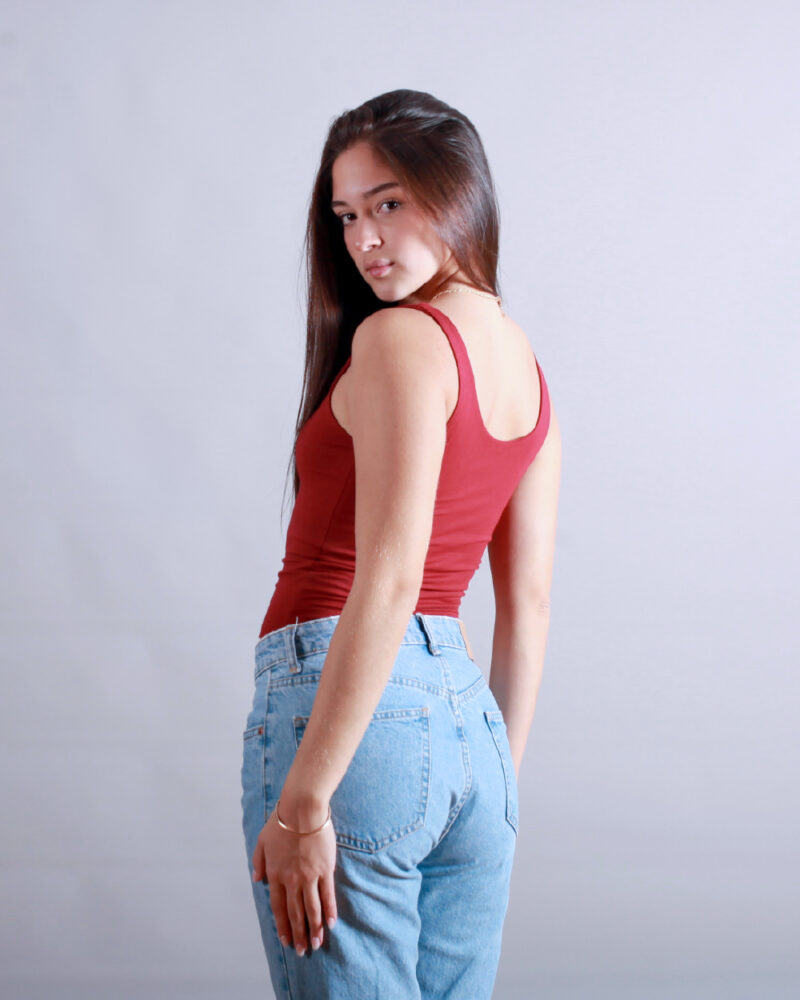 TANK TOP LARGO GUINDA - Image 2