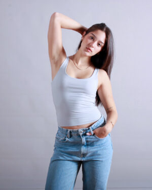 TANK TOP LARGO GRIS