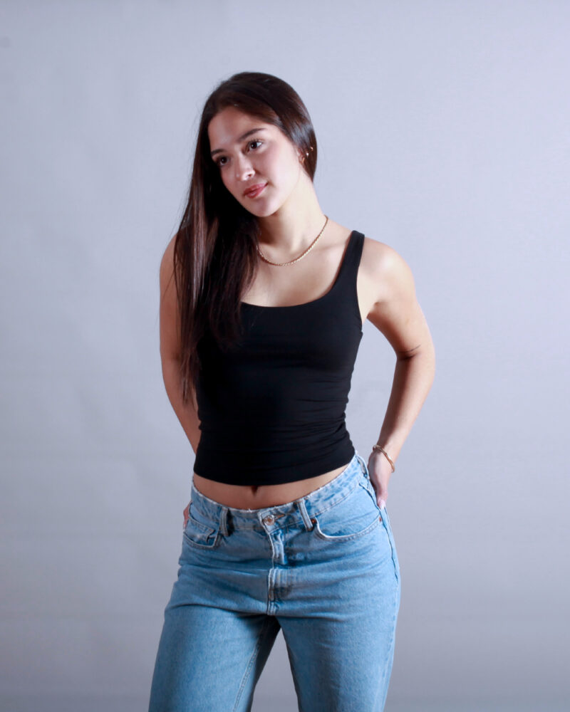TANK TOP LARGO NEGRO - Image 3