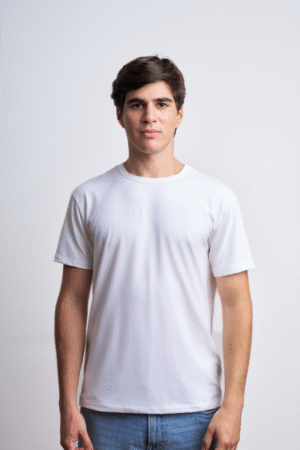 POLO MANGA CORTA BLANCO