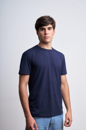 POLO MANGA CORTA AZUL