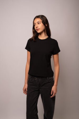 POLO MANGA CORTA NEGRO