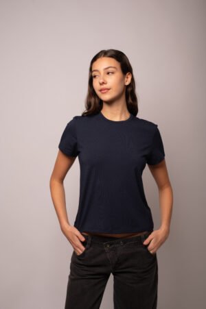POLO MANGA CORTA AZUL