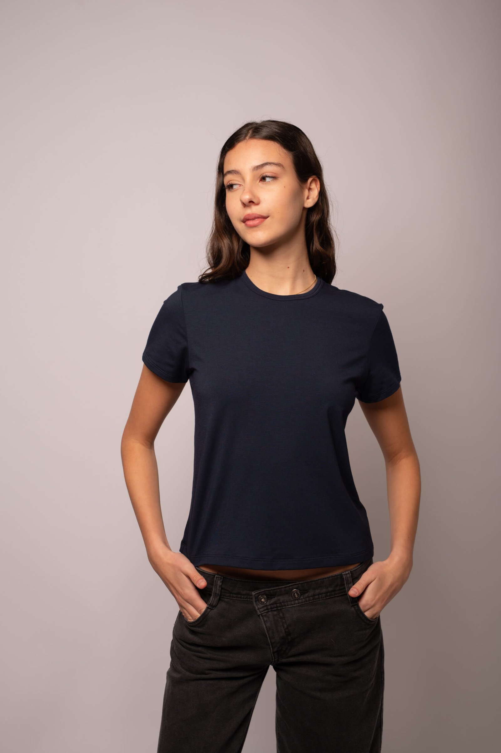 POLO MANGA CORTA AZUL