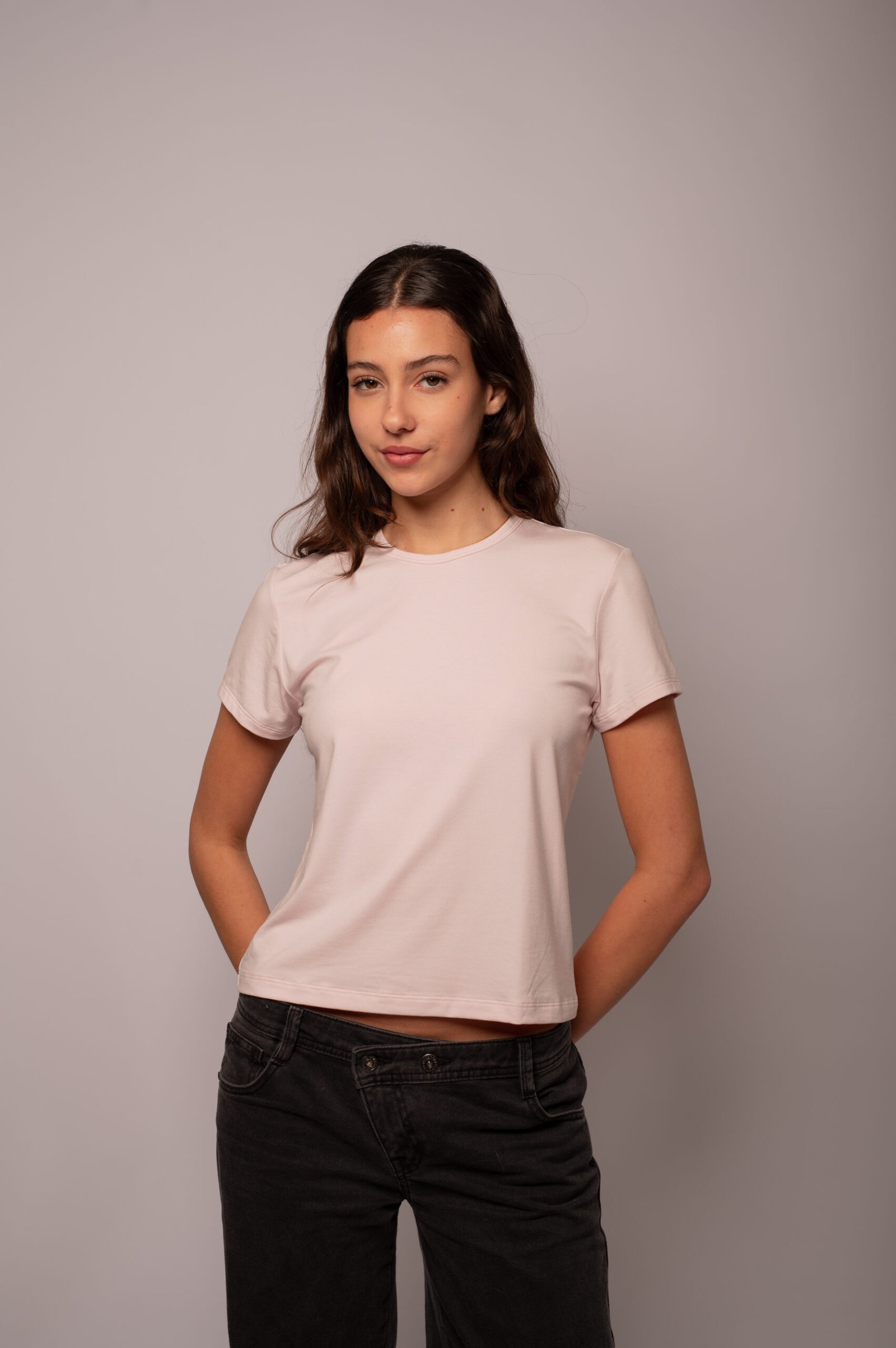 POLO MANGA CORTA ROSADO