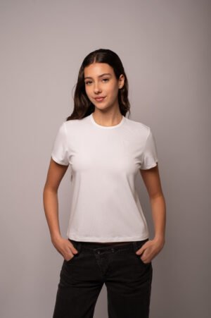 POLO MANGA CORTA BLANCO - M